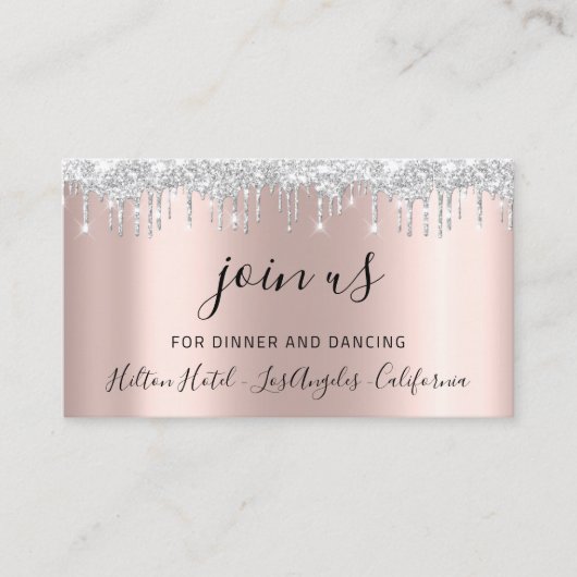 Ontvang Kaart weduwschap Vrijgezellenfeest Roos Dr Visitekaartje (Voorkant)