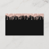 Ontvang Kaart weduwschap Vrijgezellenfeest Roos Dr Visitekaartje (Achterkant)