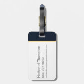 Ontvang Licht - Black Lightning Bagagelabel (Achterkant verticaal)