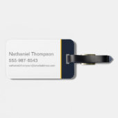 Ontvang Licht - Black Lightning Bagagelabel (Achterkant horizontaal)