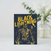 Ontvang Licht - Black Lightning Briefkaart (Staand voorkant)