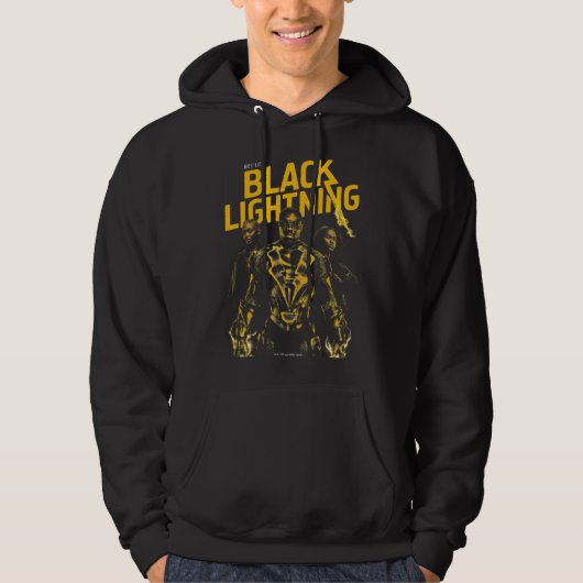 Ontvang Licht - Black Lightning Hoodie (Voorkant)