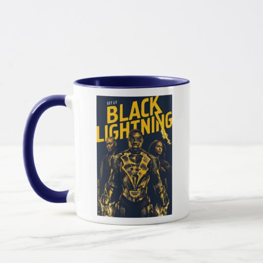 Ontvang Licht - Black Lightning Mok (Links)