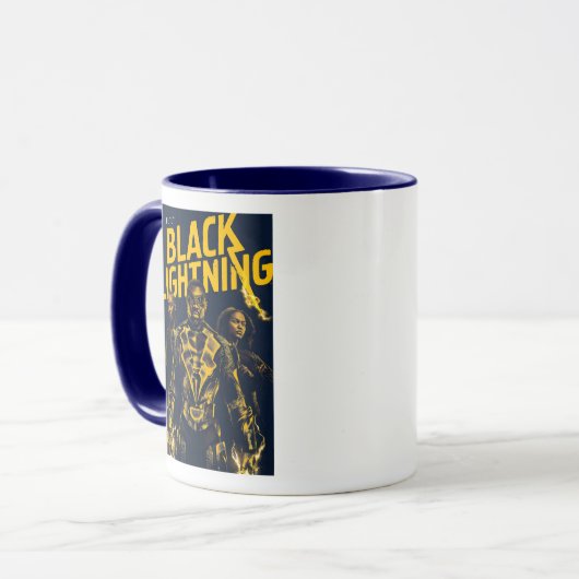 Ontvang Licht - Black Lightning Mok (Voorkant links)