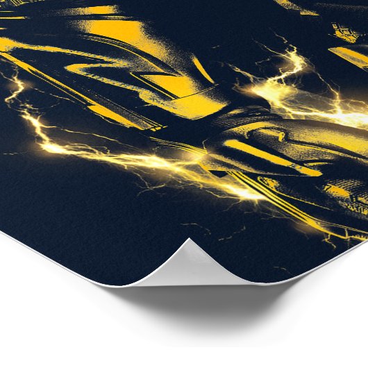 Ontvang Licht - Black Lightning Poster (Hoek)