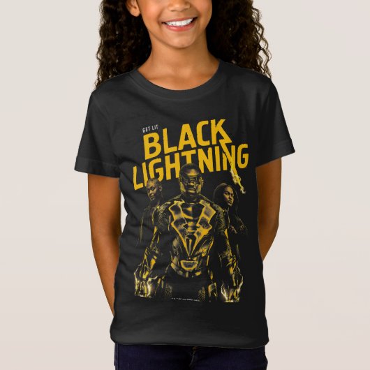 Ontvang Licht - Black Lightning T-shirt (Voorkant)