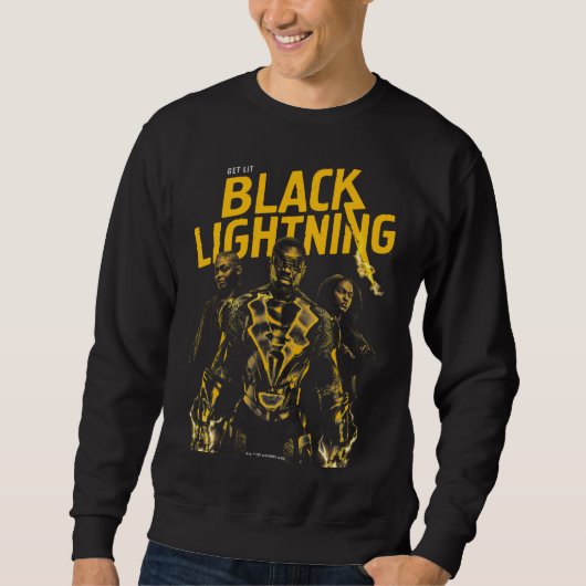 Ontvang Licht - Black Lightning Trui (Voorkant)