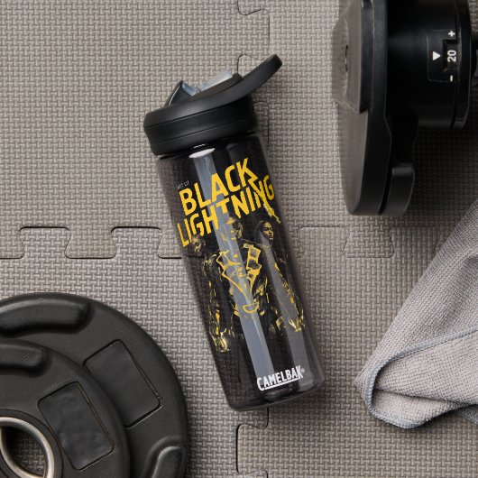 Ontvang Licht - Black Lightning Waterfles (Gym)