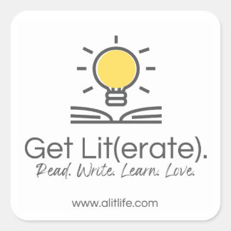 Ontvang Lit(erate). Sticker