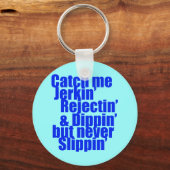 Ontvang me JERKIN blauw Sleutelhanger (Voorkant)