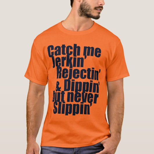 Ontvang me JERKIN blauw T-shirt (Voorkant)