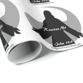 Ontvang me John 14:6 Bijbelprijsvragen Cadeaupapier (Rol Hoek)