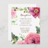 Ontvang Roos Peony met modern eenvoudig lef Kaart (Voorkant / Achterkant)