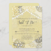 Ontvang slechts bloemen & de Uitnodigingen van de  (Voorkant / Achterkant)