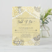 Ontvang slechts bloemen & de Uitnodigingen van de  (Staand voorkant)