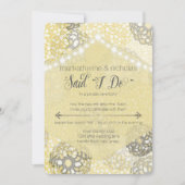 Ontvang slechts bloemen & de Uitnodigingen van de  (Voorkant)