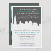 Ontvang slechts de Veldlijn van Chicago de Foto va Kaart (Voorkant / Achterkant)