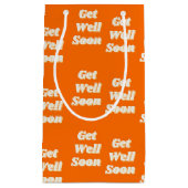 Ontvang snel tekst op sinaasappel klein cadeauzakje (Voorkant)