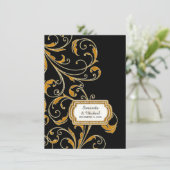 Ontvang Stropdas oude Hollywood Regency Black Kaart (Staand voorkant)