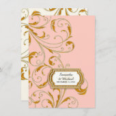 Ontvang Stropdas oude Hollywood Regency Black Kaart (Voorkant / Achterkant)