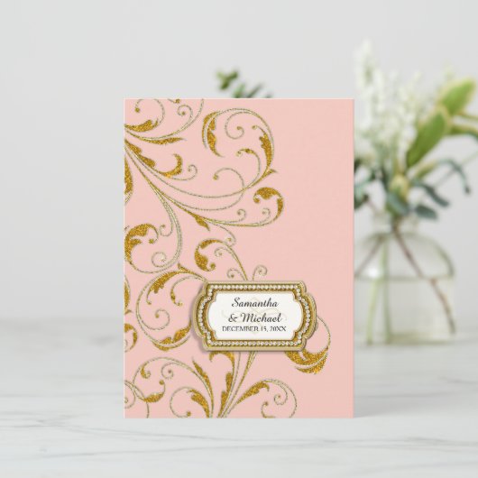 Ontvang Stropdas oude Hollywood Regency Black Kaart (Staand voorkant)