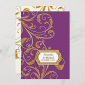 Ontvang Stropdas oude Hollywood Regency Black Kaart (Voorkant / Achterkant)