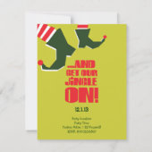 Ontvang uw Elf & Jingle op uitnodiging van de fees (Achterkant)