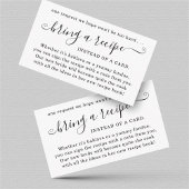 Ontvang Verzoek om Bridal Shower Uitnodiging Informatiekaartje