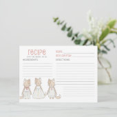 Ontvang voor bruid om gewijd te worden kaart (Staand voorkant)