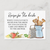 Ontvang voor de Waterverf van het bruid Vrijgezell Informatiekaartje (Voorkant)