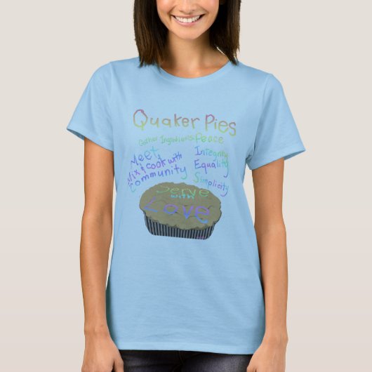Ontvang voor het maken van Quaker Pies T-shirt (Voorkant)