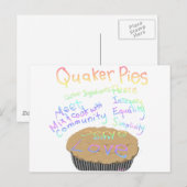 Ontvang voor Quaker Pies Briefkaart (Voorkant / Achterkant)