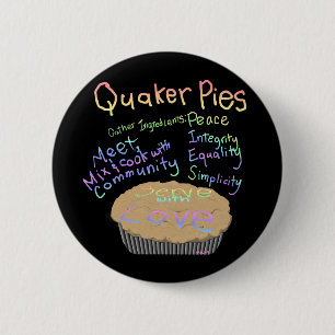 Ontvang voor Quaker Pies Ronde Button 5,7 Cm