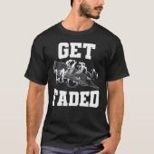 Ontvang zwevende Barber Haircut Fade Razor Clipper T-shirt (Voorkant)