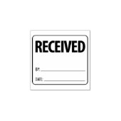 Ontvangen, accountant, kleine bedrijven rubberstempel (Afrduk)