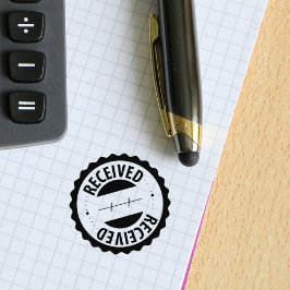 Ontvangen, accountant, kleine bedrijven rubberstempel