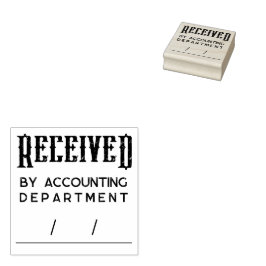 Ontvangen Custom Department Rubber Stamp Rubberstempel
