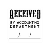 Ontvangen Custom Department Rubber Stamp Rubberstempel (Afrduk)