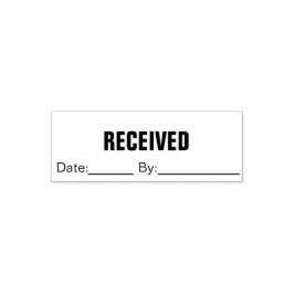 Ontvangen datum per bedrijf Tekst Sjabloon Zelfinktende Stempel