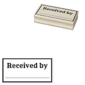 Ontvangen door stempel (Gestempeld)