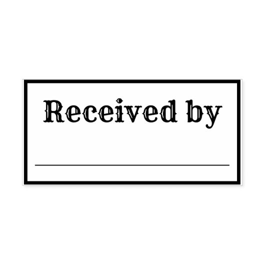 Ontvangen door stempel (Afrduk)