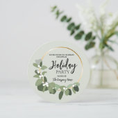 Ontvangen feestdag feestdag kerstmis kaart (Staand voorkant)