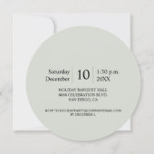 Ontvangen feestdag feestdag kerstmis kaart (Achterkant)