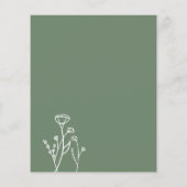 Ontvangen Kaart Boho Floral (Achterkant)