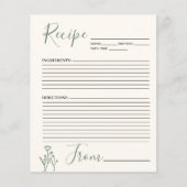 Ontvangen Kaart Boho Floral (Voorkant)