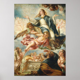Ontvangenis van Maria - Valdés Leal Fijne Kunst Po Poster