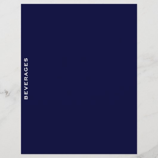 Ontvanger divider | Blauw en wit | Dranken (Achterkant)