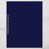 Ontvanger divider | Blauw en wit | Soep en Salades (Achterkant)