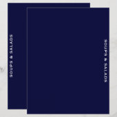 Ontvanger divider | Blauw en wit | Soep en Salades (Voorkant / Achterkant)