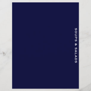 Ontvanger divider Blauw en wit Soep en Salades